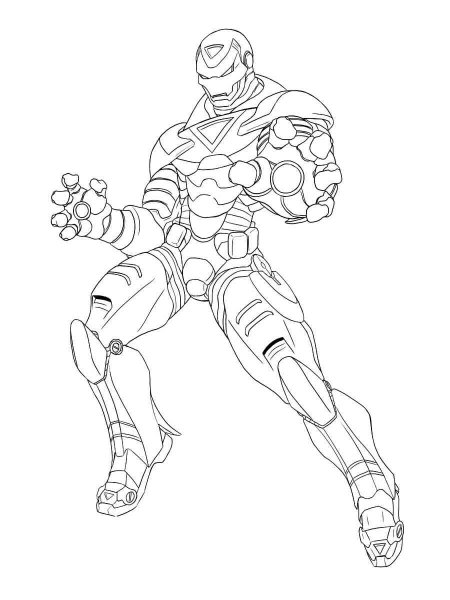 Iron Man coloring pages