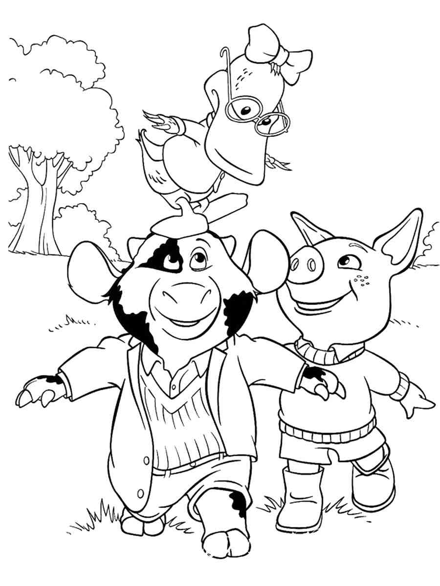 Jakers! The Adventures of Piggley Winks Winks coloring pages