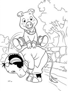 Jakers! The Adventures of Piggley Winks coloring page 17 - Free printable
