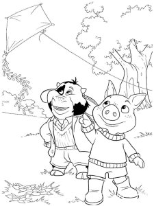 Jakers! The Adventures of Piggley Winks coloring page 19 - Free printable