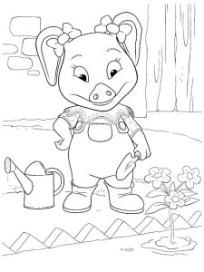 Jakers! The Adventures of Piggley Winks coloring page 2 - Free printable
