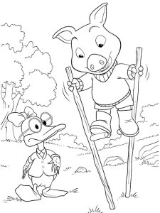Jakers! The Adventures of Piggley Winks coloring page 21 - Free printable