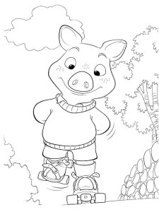 Jakers! The Adventures of Piggley Winks coloring page 22 - Free printable