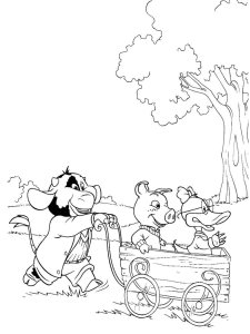 Jakers! The Adventures of Piggley Winks coloring page 23 - Free printable