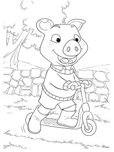 Jakers! The Adventures of Piggley Winks coloring page 3 - Free printable