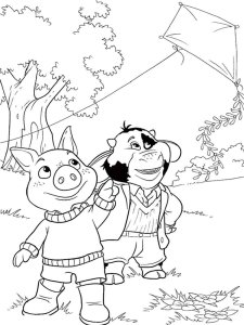 Jakers! The Adventures of Piggley Winks coloring page 4 - Free printable