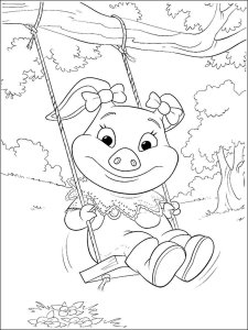 Jakers! The Adventures of Piggley Winks coloring page 6 - Free printable