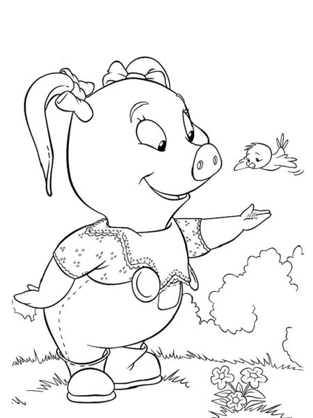 Jakers! The Adventures of Piggley Winks Winks coloring pages