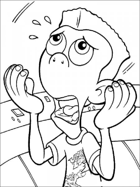 Jimmy Neutron coloring pages