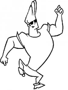Johnny Bravo coloring page 6 - Free printable