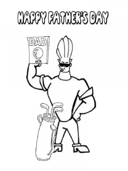 Johnny Bravo coloring pages