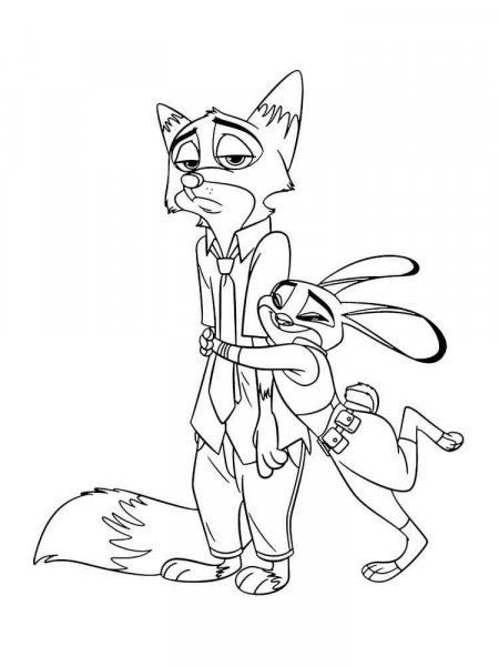 Judy Hopps coloring pages