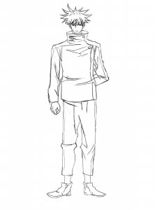 Jujutsu Kaisen coloring page 7 - Free printable