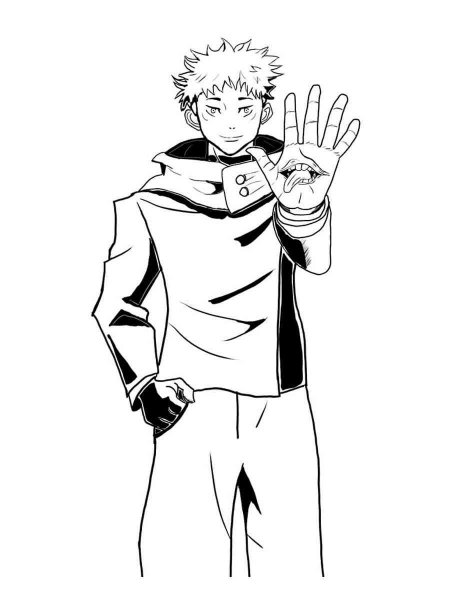 Jujutsu Kaisen coloring pages