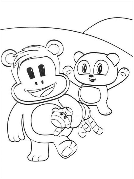 Julius Jr. coloring pages