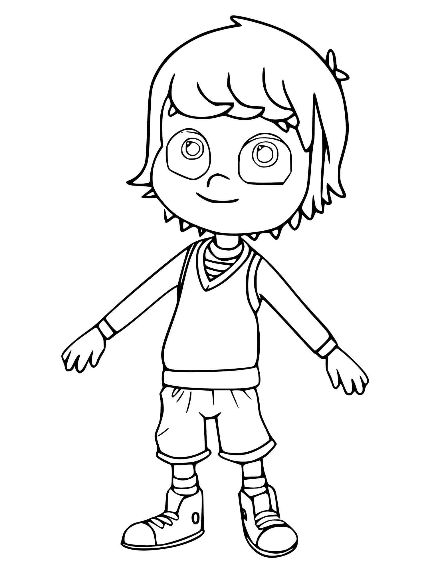 Kazoops! coloring pages
