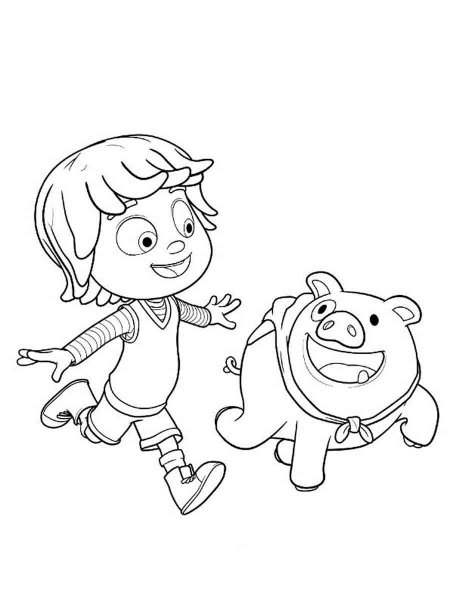 Kazoops! coloring pages