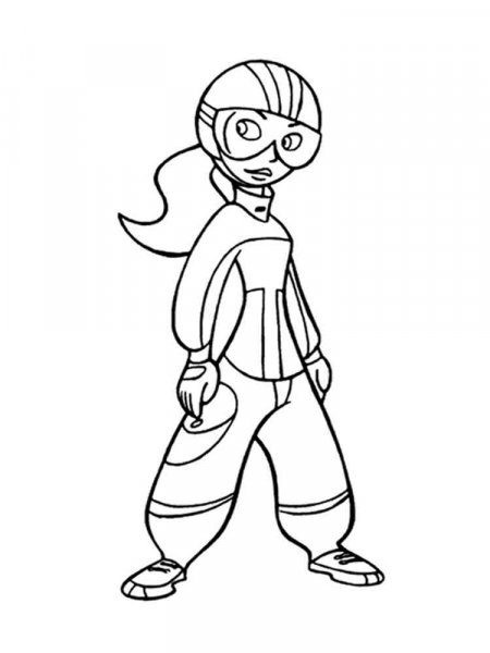 Kim Possible coloring pages