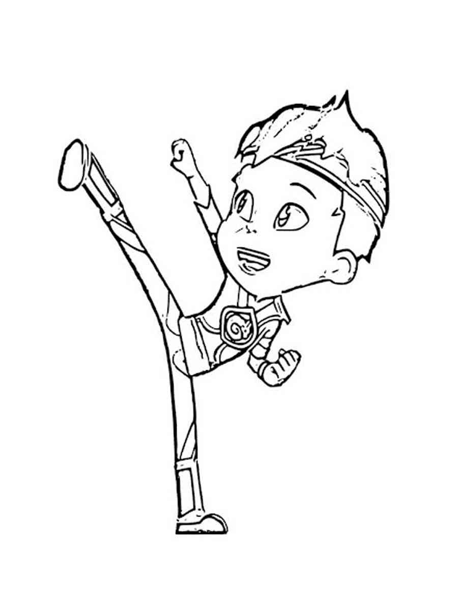 Kody Kapow coloring pages