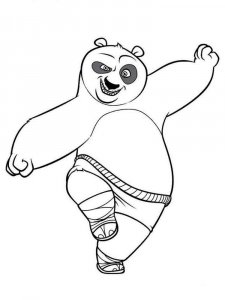 Kung Fu Panda coloring page 12 - Free printable