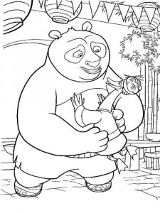 Kung Fu Panda coloring page 16 - Free printable