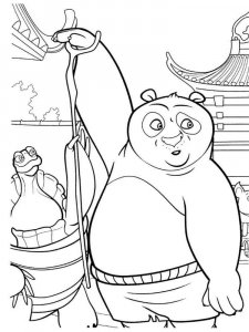 Kung Fu Panda coloring page 17 - Free printable