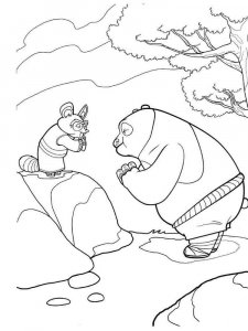Kung Fu Panda coloring page 19 - Free printable