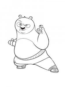 Kung Fu Panda coloring page 23 - Free printable