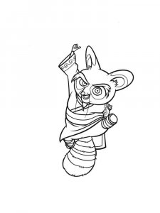 Kung Fu Panda coloring page 29 - Free printable