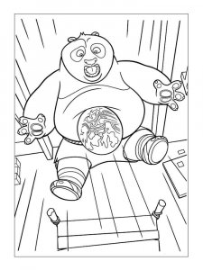 Kung Fu Panda coloring page 31 - Free printable