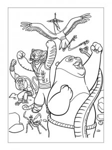 Kung Fu Panda coloring page 33 - Free printable