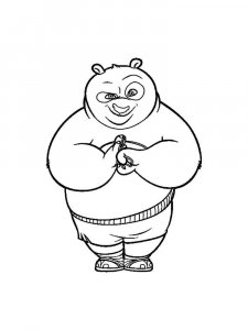 Kung Fu Panda coloring page 36 - Free printable