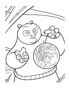 Kung Fu Panda coloring page 37 - Free printable