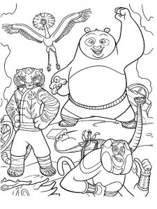 Kung Fu Panda coloring page 38 - Free printable
