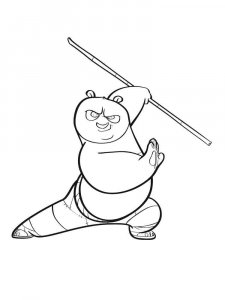 Kung Fu Panda coloring page 42 - Free printable
