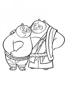 Kung Fu Panda coloring page 43 - Free printable