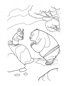 Kung Fu Panda coloring page 49 - Free printable