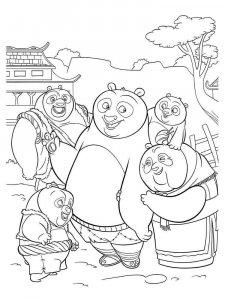 Kung Fu Panda coloring page 52 - Free printable