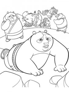 Kung Fu Panda coloring page 55 - Free printable