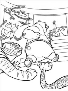 Kung Fu Panda coloring page 7 - Free printable