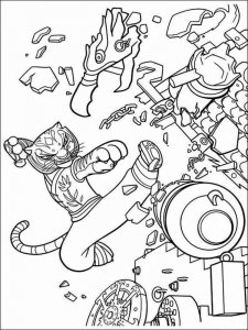 Kung Fu Panda coloring page 9 - Free printable