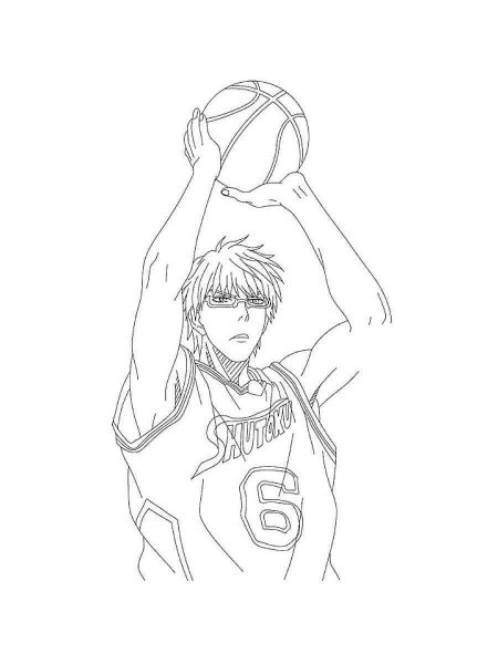 Kuroko no Basuke coloring pages