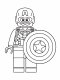 Lego Captain America coloring pages