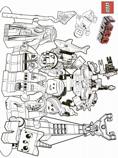 Lego Movie coloring pages