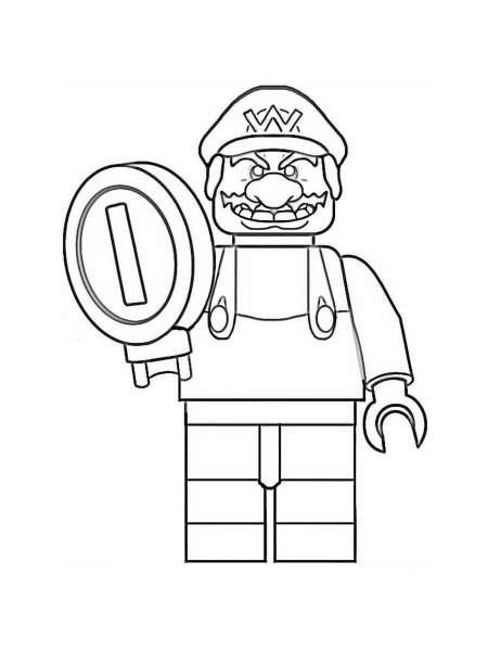 Lego Super Mario coloring pages