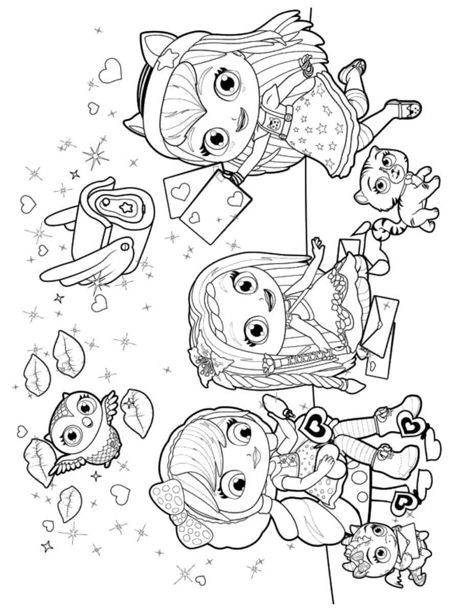 Little Charmers coloring pages