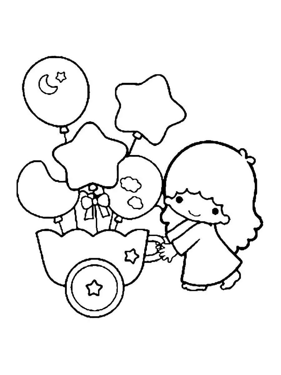 Little Twin Stars coloring pages