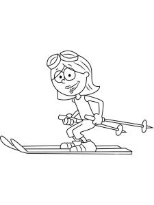 Lizzie McGuire coloring page 12 - Free printable