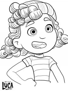 Luca coloring page 1 - Free printable