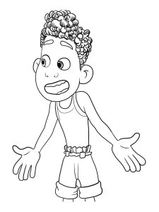 Luca coloring page 14 - Free printable